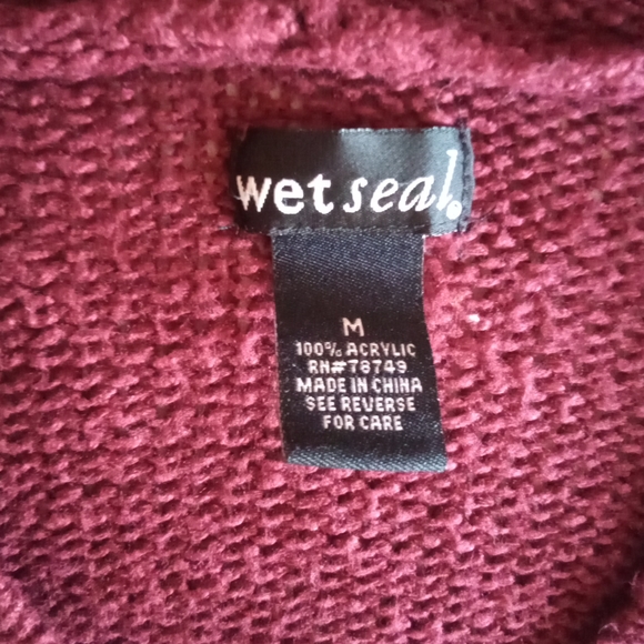 Wet Seal Sweater Hoodie - Picture 2 of 3